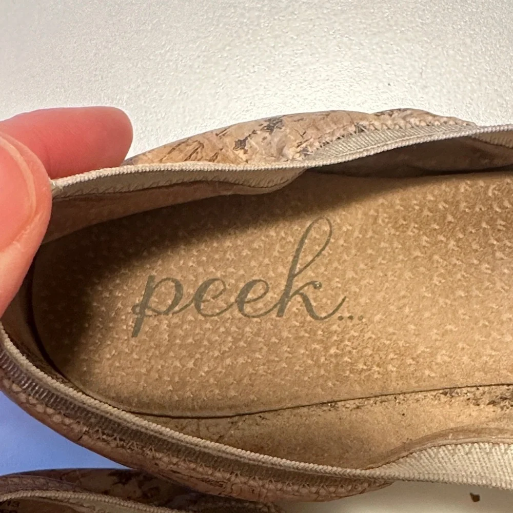 Peek Cork Slip-On Dress Shoes with Metallic Trim
